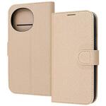 AQUOS sense10/sense9 / 耐衝撃 マグネットベルト シンプル 手帳型レザーケース / ベージュ レイ・アウト