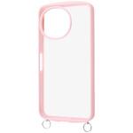 AQUOS sense10/sense9 / Puffull 耐衝撃 バンパー ストラップ金具付き ハイブリッドケース / ピンク_ライトピンク レイ・アウト