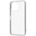 AQUOS sense10/sense9 / 衝撃吸収 バンパー メタリック ハイブリッドケース / シルバー レイ・アウト