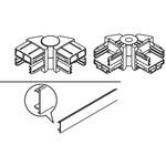 8BKM41HG フェンスAB フリーポールタイプ  コーナー継手セットE TOEX(LIXIL)