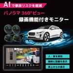 【AI機能/パノラマ撮影機能】360度撮影カメラ&10インチLCDセット ブロードウォッチ