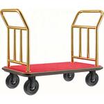 バゲージカート 両側ハンドル 台車 ゴールド エルブレイン