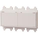 ケーブル通線プレート ホワイト 日動電工