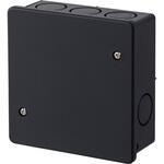 アウトレットボックスAタイププレート付中浅形ブラック 日動電工