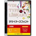56100 VDL TYPE LIBRARY デザイナーズフォント Macintosh版 Open Type G明朝 Ultra 視覚デザイン研究所