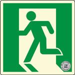 - 標識 避難誘導 蓄光式 スクエアタイプ 消防認定品 モノタロウ 69523747