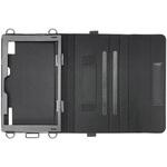 MDS-TCCQ5010BK Arrows Tab Q5010対応 手帳型レザーケース ブラック エムディーエス