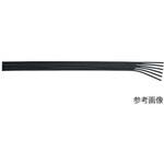 UFF-04-5-20 フラットチューブUFF 5-4×2.5mm 黒 UFF-04-5シリーズ 潤工社