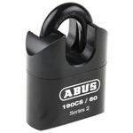 190CS/60 Abus ヘビーデューティ南京錠 パドロック スチール 黒 ABUS