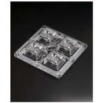CS15759_HB-2X2MX-8-W LEDレンズ ポリメチルメタクリル樹脂製 PMMA LEDIL