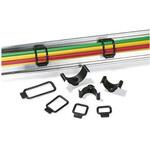 201-10020 C2-PA6HIR-BK ケーブルクリップ 配線クリップ 15.5 mm 18mm 1袋 100個入 ヘラマンタイトン(タイトン)