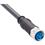 YF8U14-100UA3XLEAX センサアクチュエータケーブル 24 AWG コア数：4 SICK