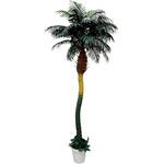 61-806-85-1 デラックスパームツリー フェイクグリーン 人工樹木 210cm アズワン