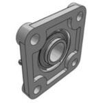 Y/UCF 205-16 フランジ付きベアリングユニット 4穴 25.4mm SKF