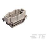 T2040102101-000 ヘビーデューティパワーコネクタ HDC HE シリーズ 10極 16A 500 V 1箱 5個入 TE CONNECTIVITY