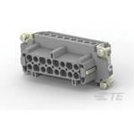 T2040162201-000 ヘビーデューティパワーコネクタ HDC HE シリーズ メス 16極 16A 500 V TE CONNECTIVITY