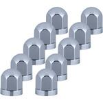 丸型ハブナットカバー クロームメッキ 10個入 JET INOUE(ジェットイノウエ)