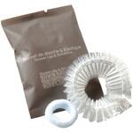 13941 シャワーキャップ+ヘアバンド白 アースラインシリーズ 山陽物産