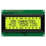 MC42005A6W-SPTLY-V2 液晶モノクロディスプレイ 半透過型 英数字 黄緑x20 char MIDAS