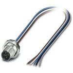 1554681 丸型コネクタ 5極 M12 背面取り付け フエニックス・コンタクト