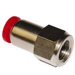 C02261048 空圧ストレートねじ付きアダプタ コネクタA：G 1/2 メス コネクタB：プッシュイン10 mm チューブねじ込み 1袋 10個入 NORGREN