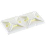 151-28349 MB3A-PA66-WH 結束バンドベース MB 長さ 19mm 幅 19 mm ナイロン 66 ナチュラル 1袋 100個入 ヘラマンタイトン(旧:タイトン)