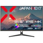 液晶ディスプレイ 31.5型/3840×2160/HDMI×2、DP×2/ブラック/スピーカー有/2年保証 JAPANNEXT
