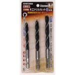 六角軸先三角木工ドリルセット トップマン