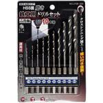 磨き六角軸鉄工ドリルセット トップマン