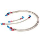 OILクーラーホースSET (サイド廻し) ラウンド #6 9-13R ACTIVE(アクティブ)[バイク部品]