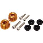 アルミバーエンド リボルバー GLD (HONDA/SUZUKI M6) ACTIVE(アクティブ)