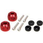 アルミバーエンド リボルバー RED (HONDA/SUZUKI M6) ACTIVE(アクティブ)