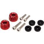 アルミバーエンド リボルバー RED (HONDA/SUZUKI M6) ACTIVE(アクティブ)