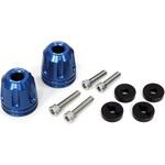 アルミバーエンド リボルバー BLU (HONDA/SUZUKI M6) ACTIVE(アクティブ)