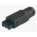 932140100 STAK 3 N black 電源コネクタ 産業用コネクタ STシリーズ ケーブルマウント ソケット 黒 1袋 100個入 Lumberg Automation