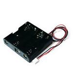 RDP-8093X4P 電池ボックス 単3×4本 2Pコネクター付き JAPAN ROBOTECH