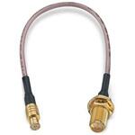 65530206515304 同軸ケーブル RP-SMA バルクヘッド MCX 152.4mm WURTH ELEKTRONIK