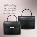 8142 2WAYブラックフォーマルバッグ Fete