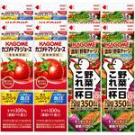 [冷蔵]カゴメ 野菜ジュース (野菜一日これ一杯) トマトジュース (食塩無添加・高リコピン) セット 2種各4本 カゴメ