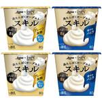 [冷蔵]日本ルナ スキル 高たんぱくヨーグルト 2種 各2個 計4個 バニラ プレーン加糖 日本ルナ