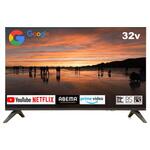 <アペックス>32型Google塔載テレビ(ダブルチューナー搭載/HDMI3系統搭載/壁掛け対応) APEX