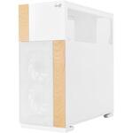 <F5 White>フロントパネル入れ替え可能/E-ATXケース/背面コネクターATXマザーボード対応/強化ガラス、原木合板使用/140mmファン3基搭載 IN WIN(インウィン)