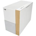 <F3 White>MicroATX/120mmファンを一基搭載/強化ガラス/背面コネクターMicroATXマザーボードに対応/原木合板採用 IN WIN(インウィン)