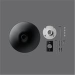 ポール吊下キット MXA920ラウンド型用 ブラックカバー付(ポール別売) SHURE