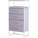 ファブリックチェスト4段 AIS (エイ・アイ・エス)