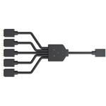 <Addressable cable RGB 1-to-5 Cable>アドレサブルRGB対応冷却ファンの増設時に使用することができる3Pin分岐ケーブル COOLER MASTER