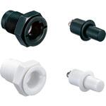 カムロックファスナー 255FT型 小型ボタンタイプ 樹脂製/省スペース仕様 LAMP(スガツネ工業)