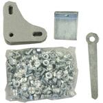 アイボリー スチール棚 ビスセット (6×12) 浅香工業