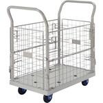 静キャリー NP-150 金網付L フットブレーキ付 浅香工業