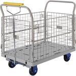 静キャリー NP-300L 金網付 ハンドパーキングブレーキ付 浅香工業